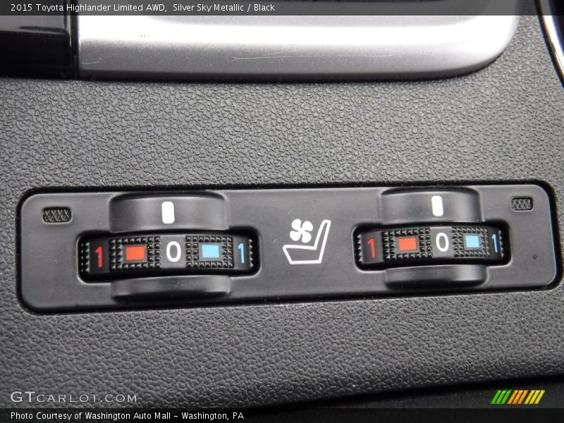 Silver Sky Metallic / Black 2015 Toyota Highlander Limited AWD