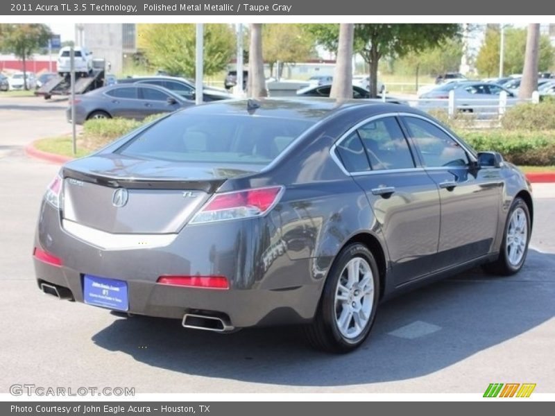 Polished Metal Metallic / Taupe Gray 2011 Acura TL 3.5 Technology