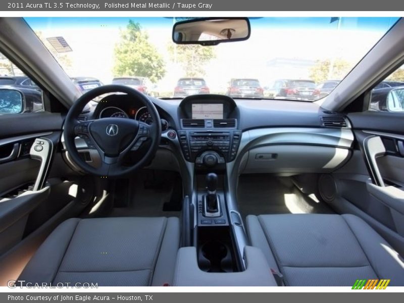 Polished Metal Metallic / Taupe Gray 2011 Acura TL 3.5 Technology