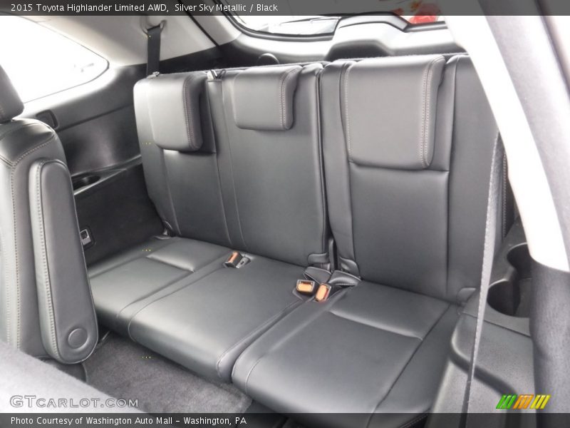 Silver Sky Metallic / Black 2015 Toyota Highlander Limited AWD