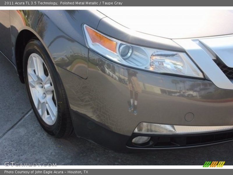 Polished Metal Metallic / Taupe Gray 2011 Acura TL 3.5 Technology