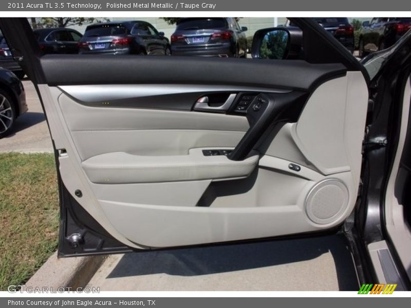 Polished Metal Metallic / Taupe Gray 2011 Acura TL 3.5 Technology