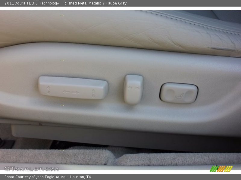 Polished Metal Metallic / Taupe Gray 2011 Acura TL 3.5 Technology