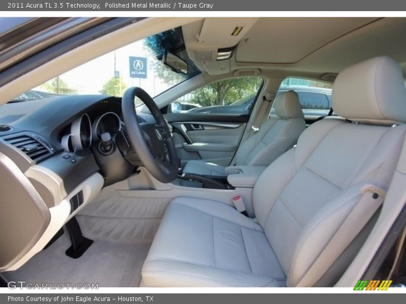 Polished Metal Metallic / Taupe Gray 2011 Acura TL 3.5 Technology