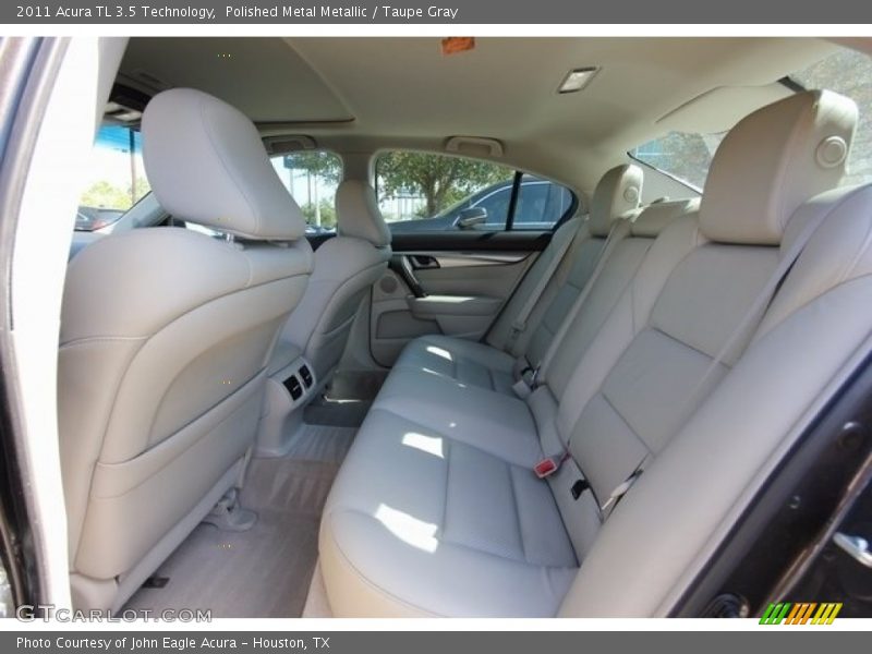 Polished Metal Metallic / Taupe Gray 2011 Acura TL 3.5 Technology