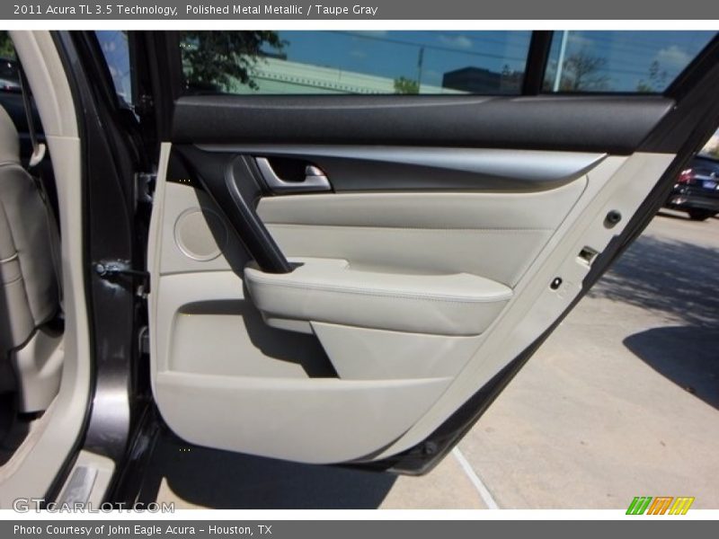 Polished Metal Metallic / Taupe Gray 2011 Acura TL 3.5 Technology