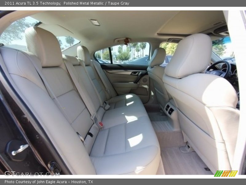 Polished Metal Metallic / Taupe Gray 2011 Acura TL 3.5 Technology