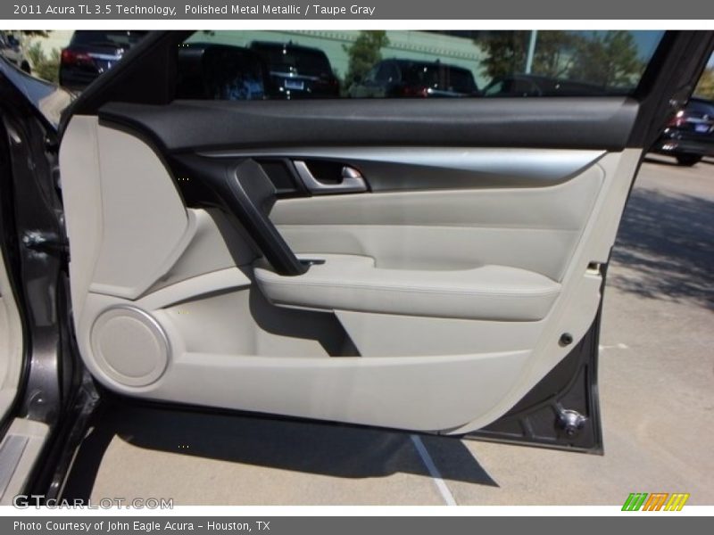 Polished Metal Metallic / Taupe Gray 2011 Acura TL 3.5 Technology