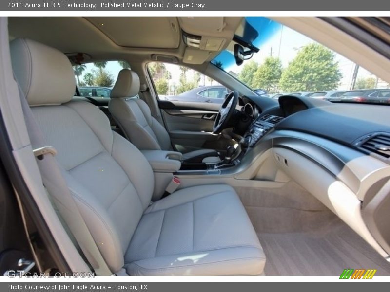 Polished Metal Metallic / Taupe Gray 2011 Acura TL 3.5 Technology