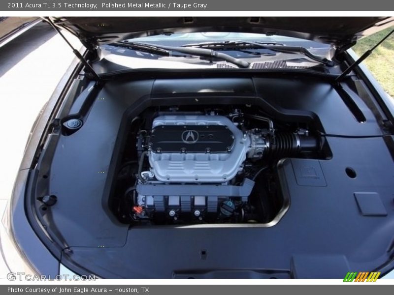 Polished Metal Metallic / Taupe Gray 2011 Acura TL 3.5 Technology