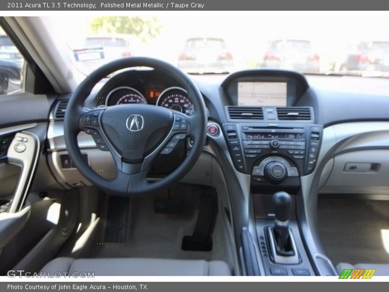 Polished Metal Metallic / Taupe Gray 2011 Acura TL 3.5 Technology