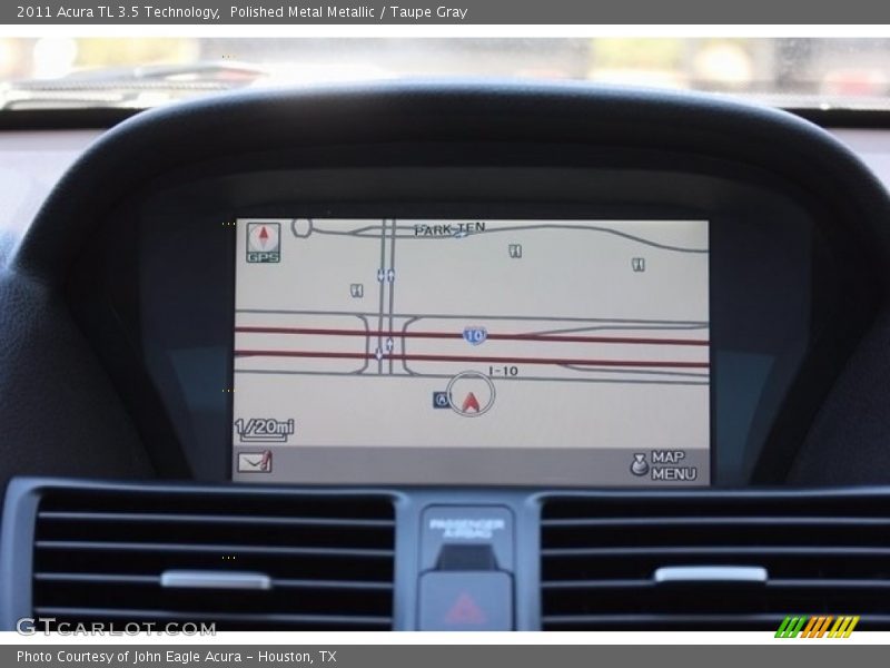 Polished Metal Metallic / Taupe Gray 2011 Acura TL 3.5 Technology