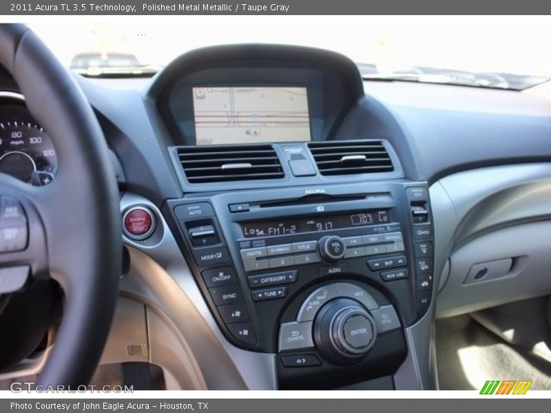 Polished Metal Metallic / Taupe Gray 2011 Acura TL 3.5 Technology
