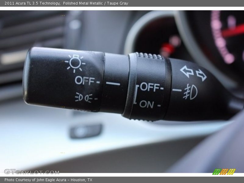 Polished Metal Metallic / Taupe Gray 2011 Acura TL 3.5 Technology