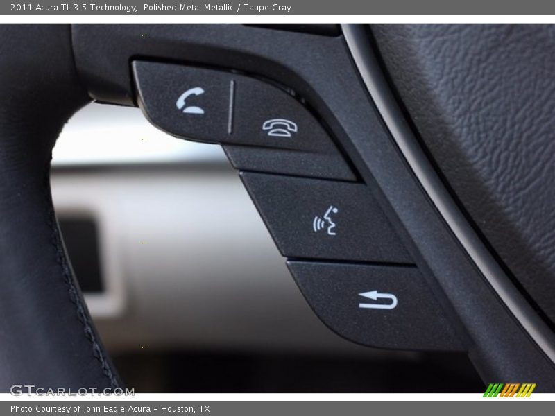 Polished Metal Metallic / Taupe Gray 2011 Acura TL 3.5 Technology