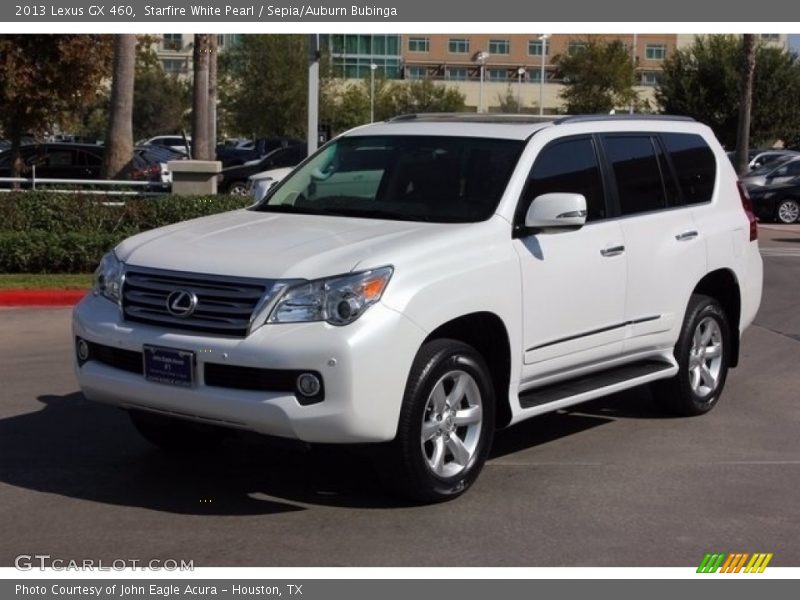 Starfire White Pearl / Sepia/Auburn Bubinga 2013 Lexus GX 460