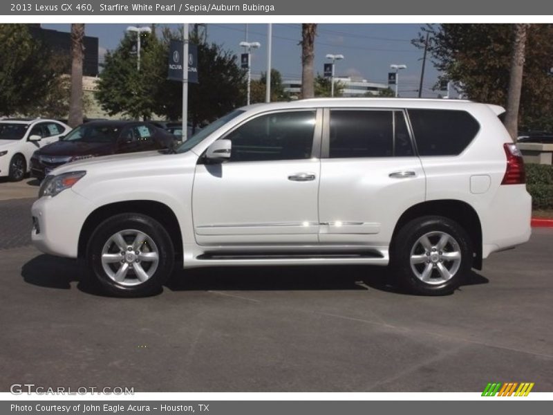 Starfire White Pearl / Sepia/Auburn Bubinga 2013 Lexus GX 460