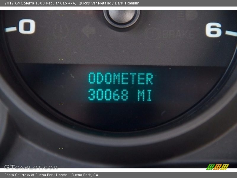 Quicksilver Metallic / Dark Titanium 2012 GMC Sierra 1500 Regular Cab 4x4