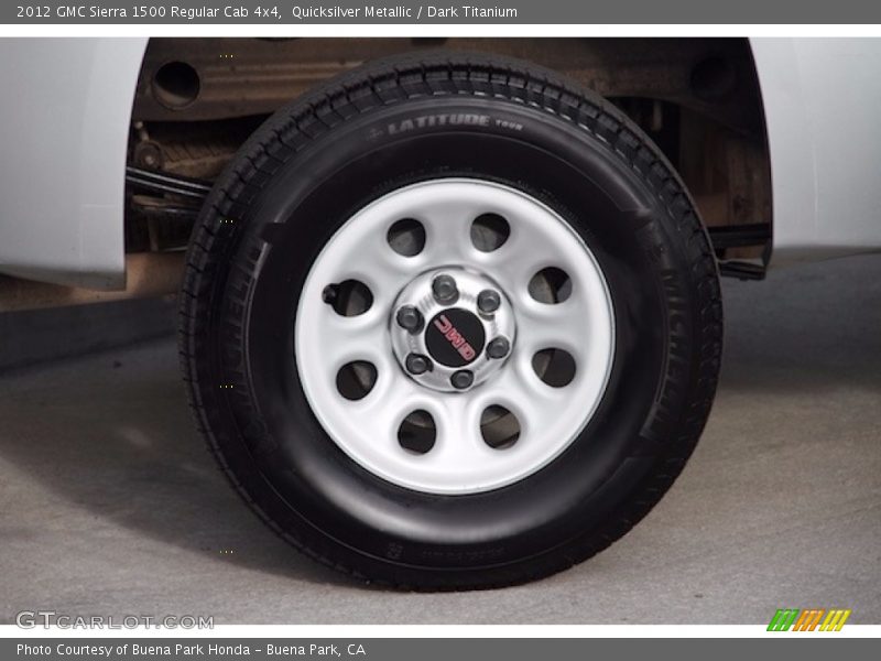 Quicksilver Metallic / Dark Titanium 2012 GMC Sierra 1500 Regular Cab 4x4