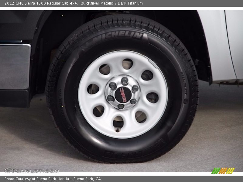 Quicksilver Metallic / Dark Titanium 2012 GMC Sierra 1500 Regular Cab 4x4