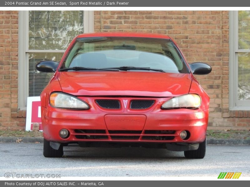 Sport Red Metallic / Dark Pewter 2004 Pontiac Grand Am SE Sedan
