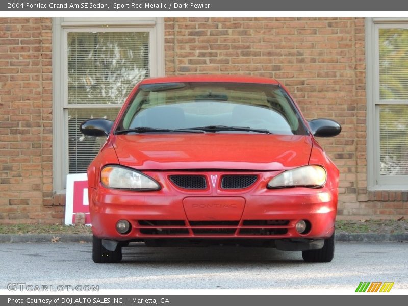 Sport Red Metallic / Dark Pewter 2004 Pontiac Grand Am SE Sedan