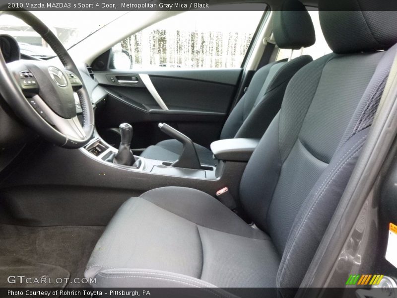 Metropolitan Gray Mica / Black 2010 Mazda MAZDA3 s Sport 4 Door