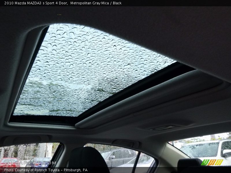 Metropolitan Gray Mica / Black 2010 Mazda MAZDA3 s Sport 4 Door