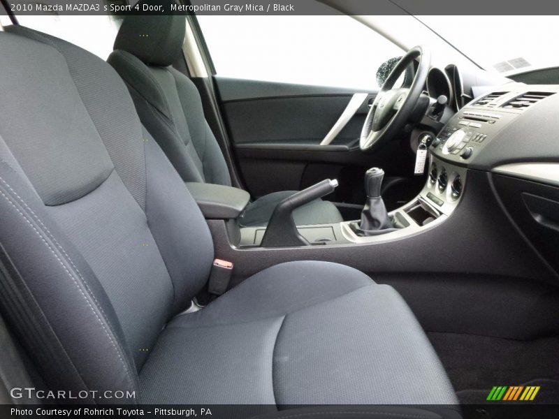 Metropolitan Gray Mica / Black 2010 Mazda MAZDA3 s Sport 4 Door