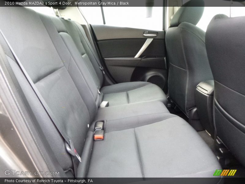Metropolitan Gray Mica / Black 2010 Mazda MAZDA3 s Sport 4 Door