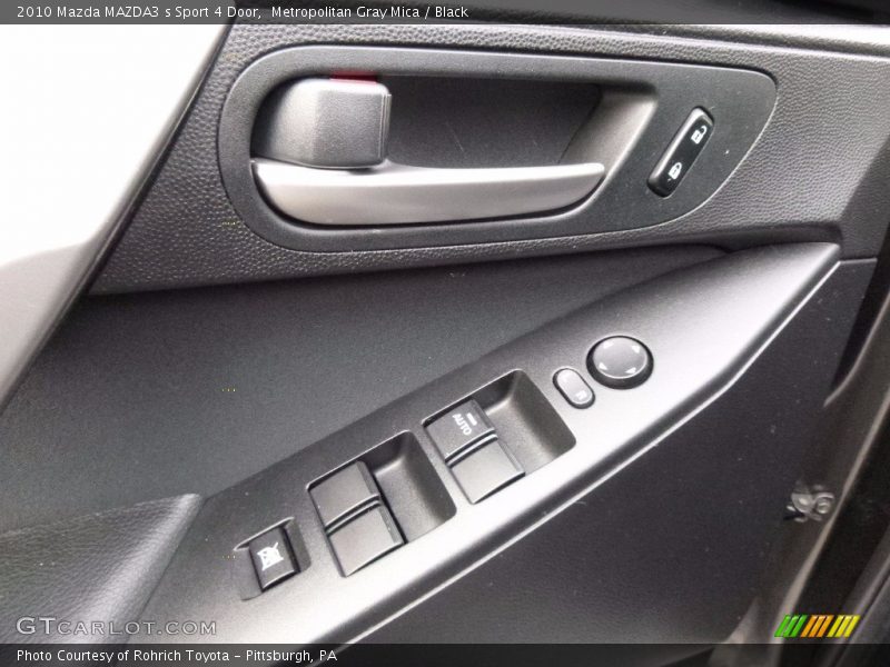 Metropolitan Gray Mica / Black 2010 Mazda MAZDA3 s Sport 4 Door