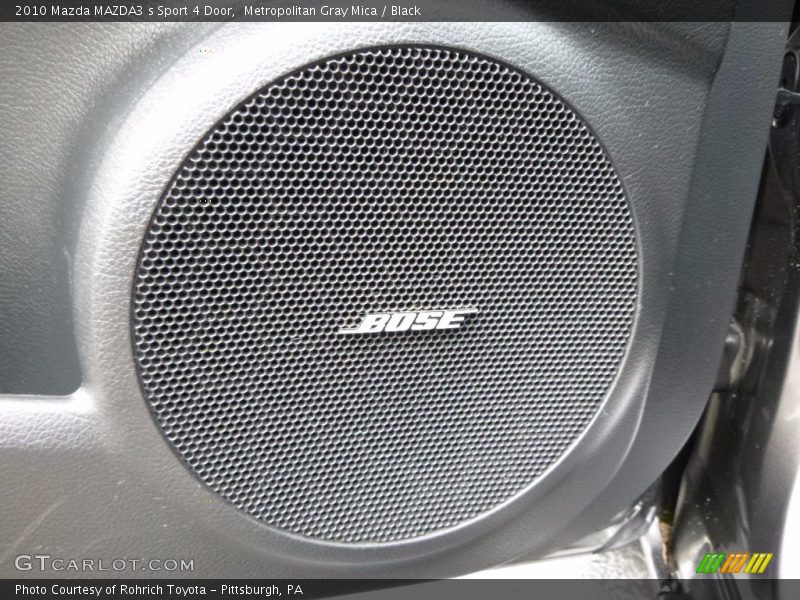 Metropolitan Gray Mica / Black 2010 Mazda MAZDA3 s Sport 4 Door