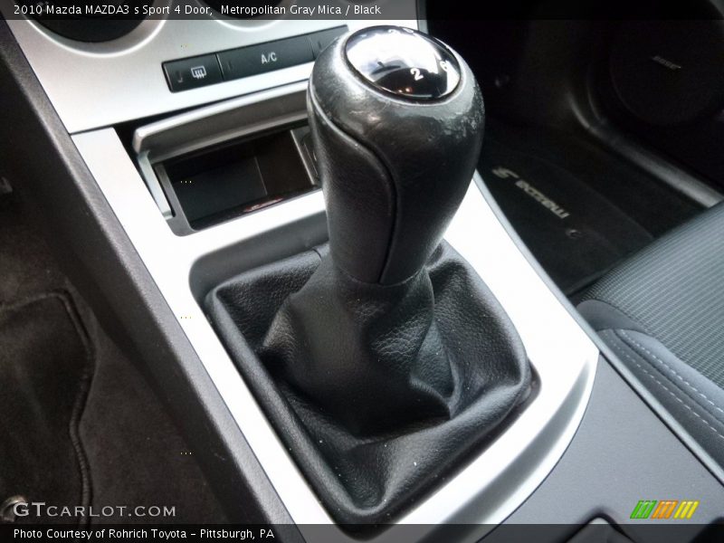 Metropolitan Gray Mica / Black 2010 Mazda MAZDA3 s Sport 4 Door