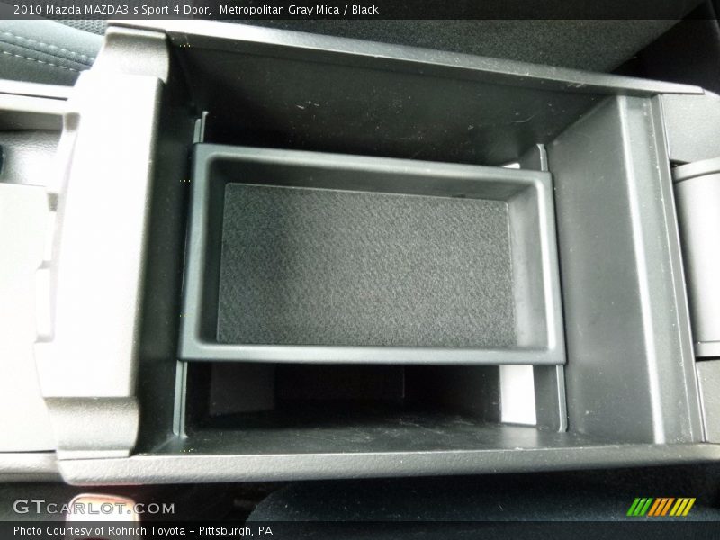 Metropolitan Gray Mica / Black 2010 Mazda MAZDA3 s Sport 4 Door