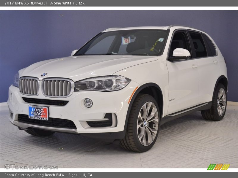 Alpine White / Black 2017 BMW X5 sDrive35i