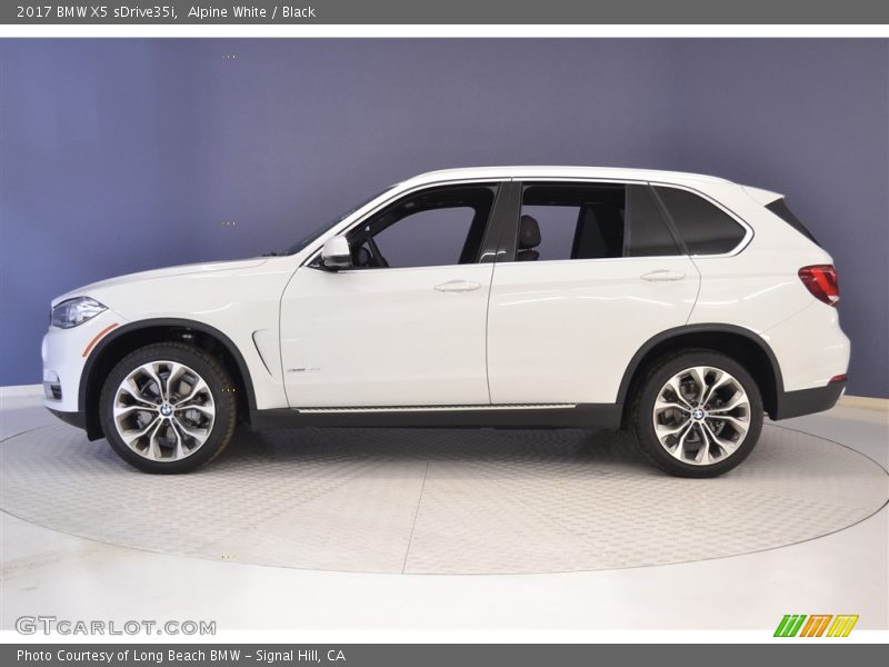 Alpine White / Black 2017 BMW X5 sDrive35i