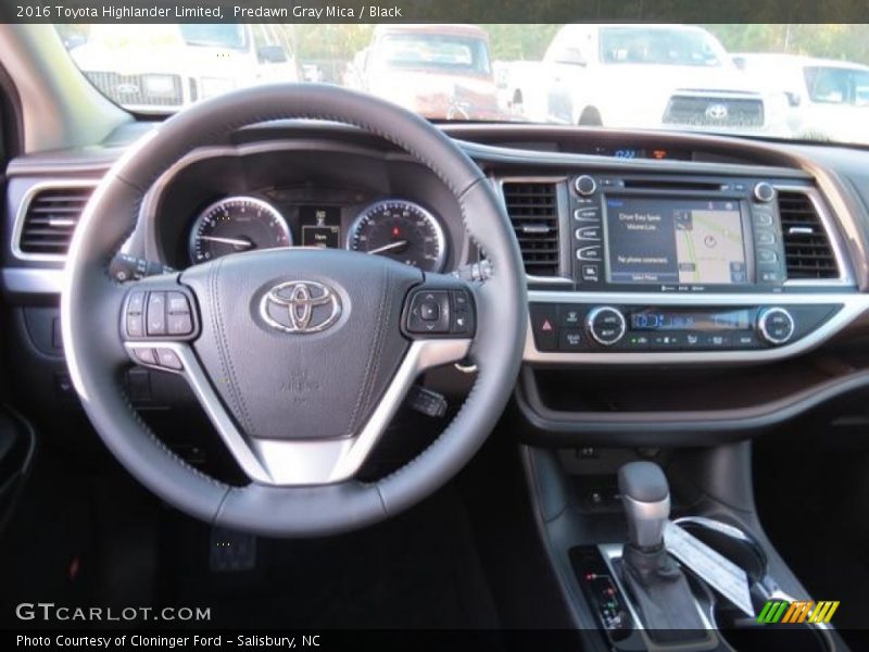 Predawn Gray Mica / Black 2016 Toyota Highlander Limited
