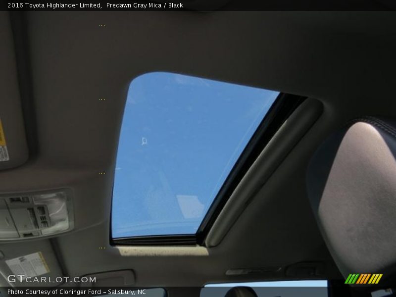 Predawn Gray Mica / Black 2016 Toyota Highlander Limited