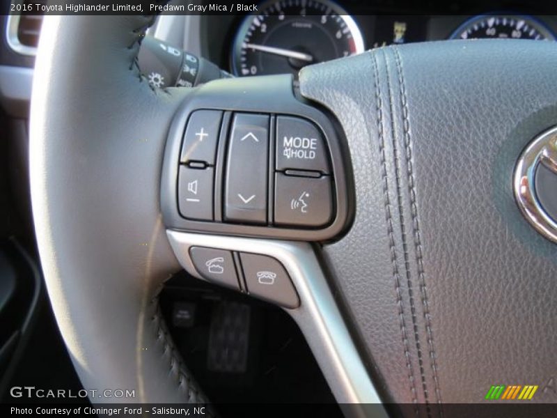 Predawn Gray Mica / Black 2016 Toyota Highlander Limited