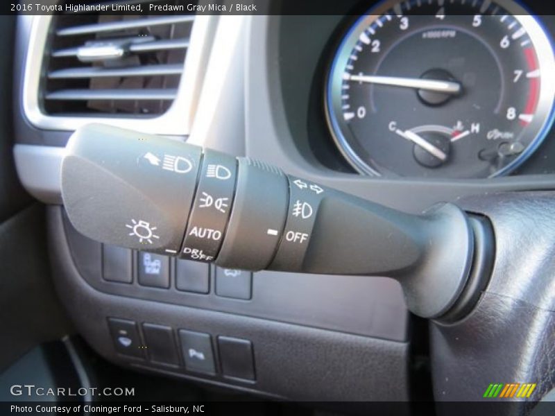 Predawn Gray Mica / Black 2016 Toyota Highlander Limited