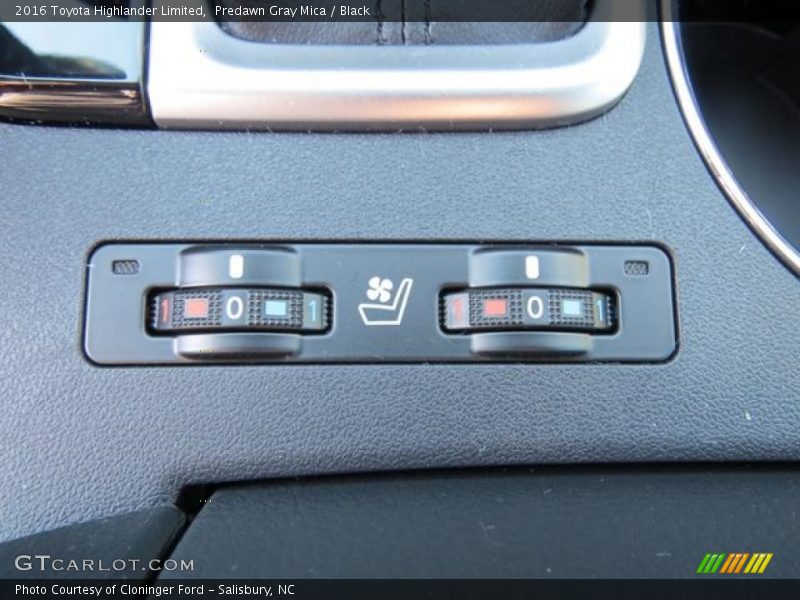 Predawn Gray Mica / Black 2016 Toyota Highlander Limited
