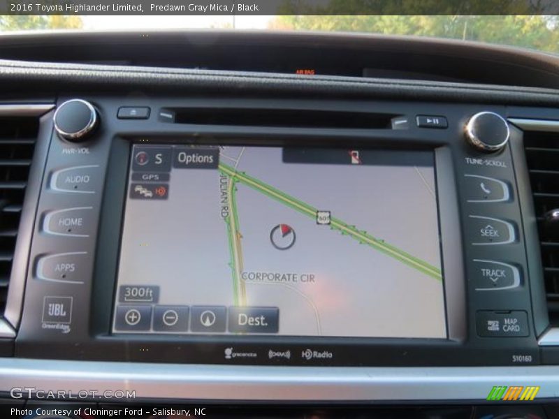 Predawn Gray Mica / Black 2016 Toyota Highlander Limited