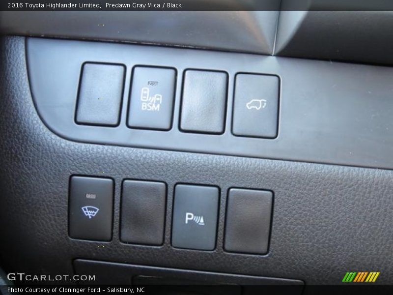 Predawn Gray Mica / Black 2016 Toyota Highlander Limited
