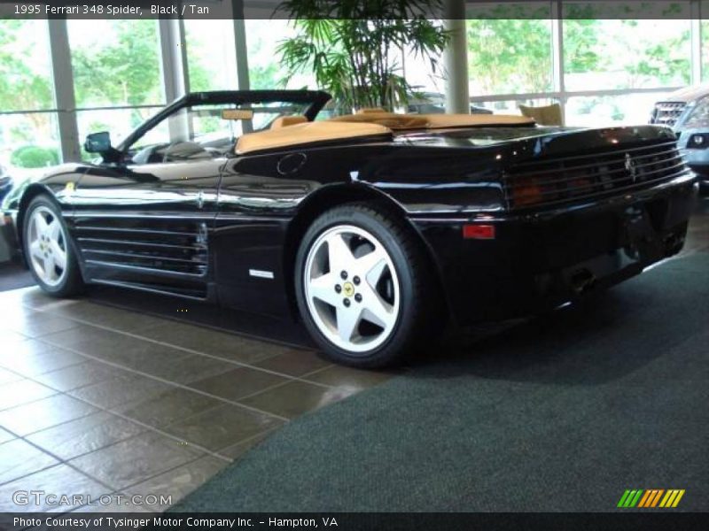 Black / Tan 1995 Ferrari 348 Spider