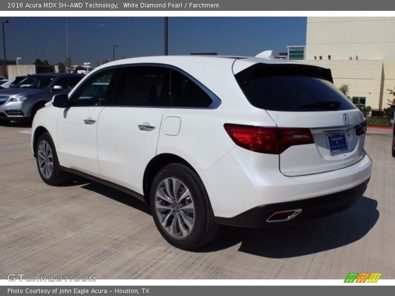 White Diamond Pearl / Parchment 2016 Acura MDX SH-AWD Technology