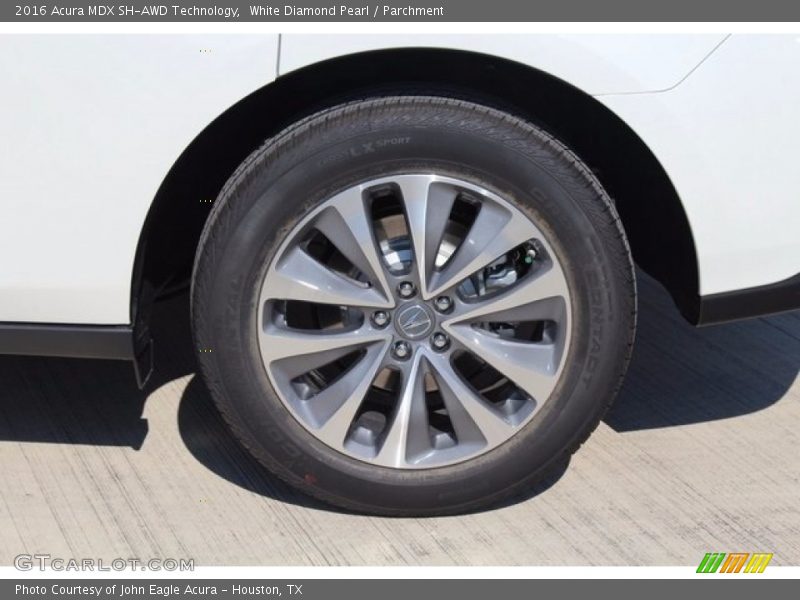 White Diamond Pearl / Parchment 2016 Acura MDX SH-AWD Technology