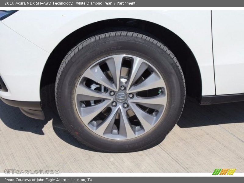 White Diamond Pearl / Parchment 2016 Acura MDX SH-AWD Technology