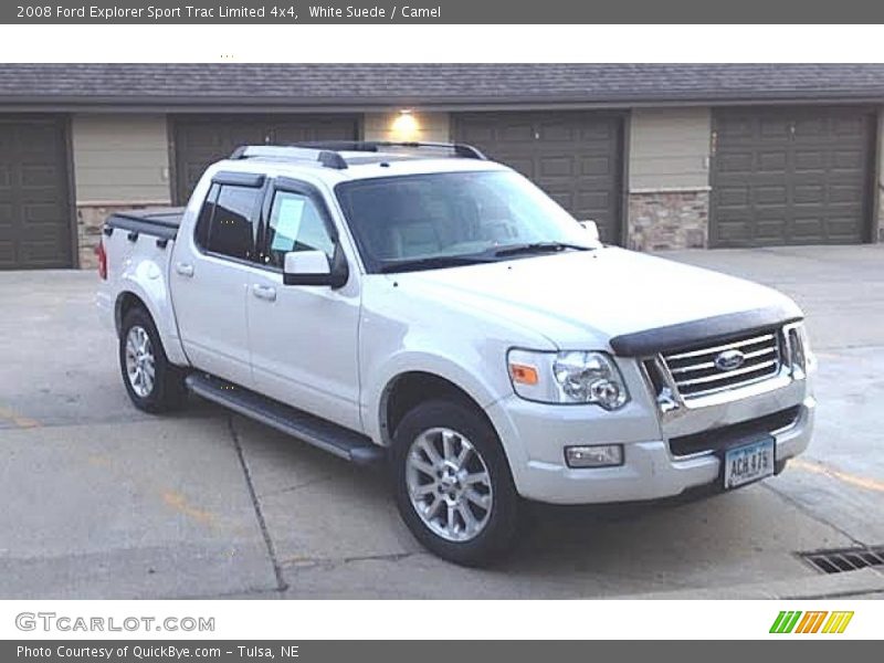White Suede / Camel 2008 Ford Explorer Sport Trac Limited 4x4