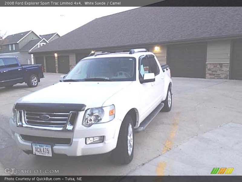 White Suede / Camel 2008 Ford Explorer Sport Trac Limited 4x4