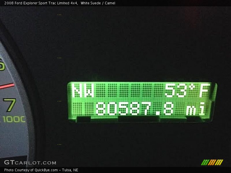 White Suede / Camel 2008 Ford Explorer Sport Trac Limited 4x4